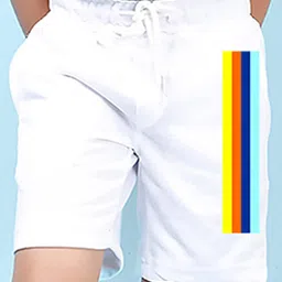 NUSYL Boys Mid-Rise Geometric Printed Casual Cotton Shorts-image-71