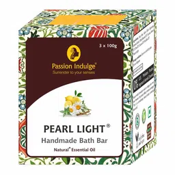 Passion Indulge Pack of 3 Natural Handmade Pearl Light Bath Bar Soaps-image-5