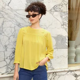 Marks & Spencer Round Neck Regular Top-picture-52