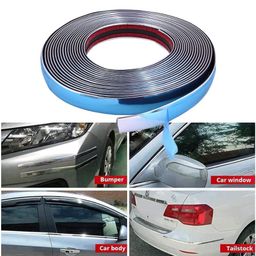 generic Side Beading Roll Window Chrome 05 Meter for All Cars (10mm) image 2