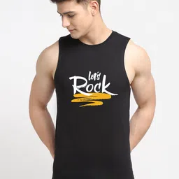 Friskers Men Black Printed Cotton Outerwear Vest-image-52