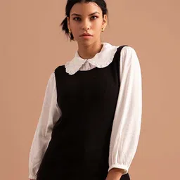B Copenhagen Women Black Sweater Vest-image-12