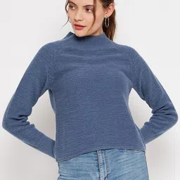 CAMLA Women Blue Sweater Vest-picture-40