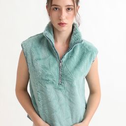 RAREISM Women Green Solid Sweater Vest-picture-41