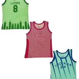 Zoom Minimondo Pack of 3 Assorted Innerwear Vests-image-95