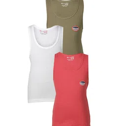 Bodycare Kids Boys Pack Of 3 Assorted Cotton Innerwear Vests-image-68