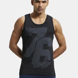 Jockey Men Black Printed Innerwear Vests-image-37