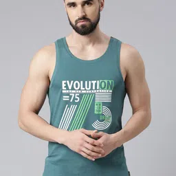 Force NXT Printed Super Combed Cotton Tank Vest-image-56