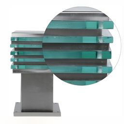 DENICRAAS Silver-Toned Colourblocked Ceiling Lamp-picture-55