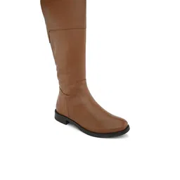 Alleviater Women High Top Block Heel Regular Boots image 2