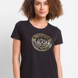 SPYKAR Women Black Printed T-shirt-image-53