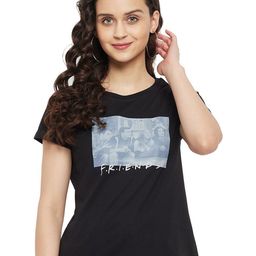 Wear Your Mind Friends Printed Pure Cotton T-shirt-image-19