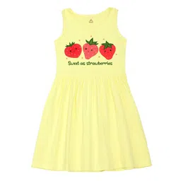 Wear Your Mind Girls Printed Fit and Flare Dress-image-96