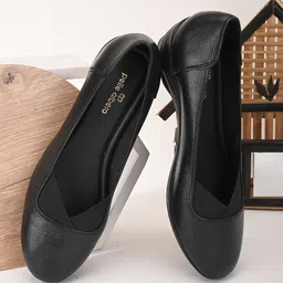 pelle albero Textured Leather Comfort Heel Pumps-28