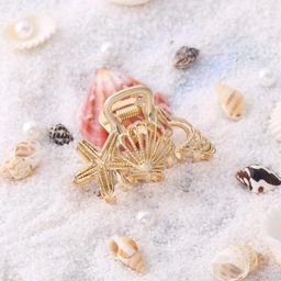FIMBUL Gold Plated Starfish Hair Claw-17