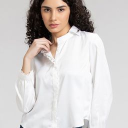 SHAYE Women White Comfort Casual Shirt-picture-56