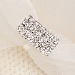 SOHI White Silver-Plated Stone-Studded Finger Ring-image-71