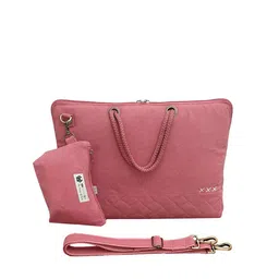 The House of Tara Unisex Pink Laptop Bag-29