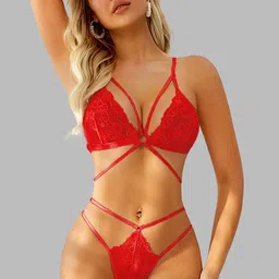 FIMBUL Self Design Swim Bikini Set-image-91