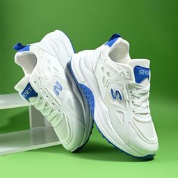 The Roadster Lifestyle Co. Women White & Blue Lace-Up Walking Shoes-image-67