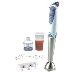 BOSS Quickmix 450 Watt 2 Speed Hand Blender with 4 Attachments (Detachable Metal Foot, White)-picture-18