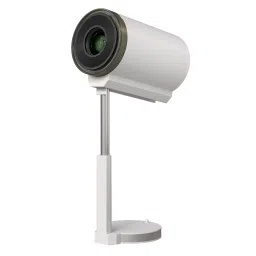 Portronics Beem 520 Smart LED Projector for home with pre-installed streaming apps, 2200 lumens brightness, and 720p HD resolution, perfect for an immersive movie experience.-1