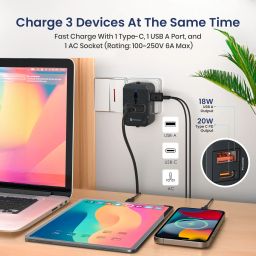 Portronics Juicemate 4 20W Type-C PD outlet for fast charging of USB-C devices image 4