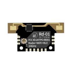 Ai-Thinker Rd-01 Human Body Sensor Module 24GHz Millimeter Wave Radar Module Induction Module/Radar +WiFi+BLE Module Non-Contact Human Presence Detection Sensor Millimeter Wave Radar For Smart Home Applications - RS5691Ai-Thinker Rd-01 Human Body Sensor Module 24GHz Millimeter Wave Radar Module Induction Module/Radar +WiFi+BLE Module Non-Contact Human Presence Detection Sensor Millimeter Wave Radar For Smart Home Applications - RS5691 image 1