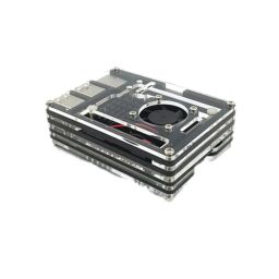 Raspberry Pi 5 9-Layer Case Acrylic Shell Raspberry Pi 5 Case compatible with Raspberry Pi 5 2GB, 4GB, 8GB Active Cooler - RS5774Raspberry Pi 5 9-Layer Case Acrylic Shell Raspberry Pi 5 Case compatible with Raspberry Pi 5 2GB, 4GB, 8GB Active Cooler - RS5774 image 1