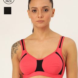 Lady Lyka Pack Of 2 Solid Non-Wired Non Padded Beginners Bra YOUNGSTER-01-PLM-BLK-picture-29