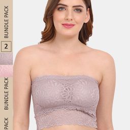 Amour Secret Pack of 2 Lightly Padded Non Wired Bra-40
