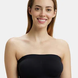 Jockey Wirefree Padded Micro Touch Nylon Elastane Stretch Full Coverage Bandeau Bra-1545-49