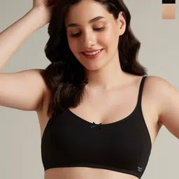 Amante Pack Of 2 Full Coverage Cotton All Day Comfort Everyday Bras-image-34