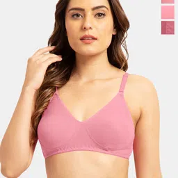 Tweens Pack Of 3 Full Coverage Cotton Non Padded T-Shirt Bra All Day Comfort-61