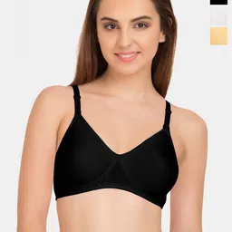 Tweens Pack Of 3 Full Coverage Cotton Non Padded T-Shirt Bra All Day Comfort-85