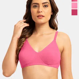 Tweens Pack Of 3 Medium Coverage Cotton Non Padded T-Shirt Bra All Day Comfort-image-8