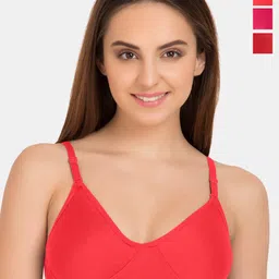 Tweens Pack Of 3 Non Padded Full Coverage T-shirt Bras With All Day Comfort-28