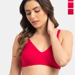 Tweens Pack Of 3 Full Coverage Non Padded T-Shirt Bra All Day Comfort-19