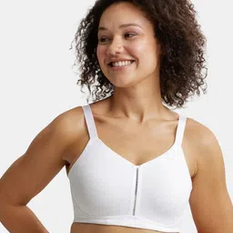Jockey Wirefree Non Padded Cotton Full Coverage Plus Size Bra with Broad Wings-ES27-54