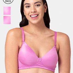 Tweens Set Of 3 Mauve Bra Lightly Padded-picture-11