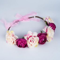 SYGA Women Flower Crown Tiara-28