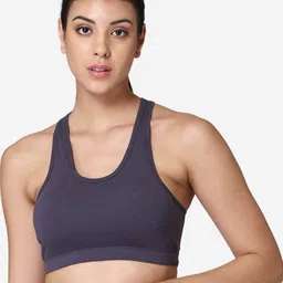 ABELINO Grey Racerback Workout Bra-picture-34