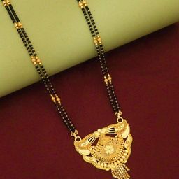 Ramdev Art Fashion Jwellery Gold-plated Beaded Mangalsutra-image-75