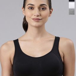 Dollar Missy Pack Of 3 Full Coverage Workout Cotton Bra With All Day Comfort-picture-7