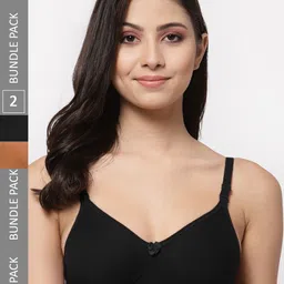 Docare Full Coverage Seamless Lightly Padded Cotton T-shirt Bra With All Day Confort-picture-4