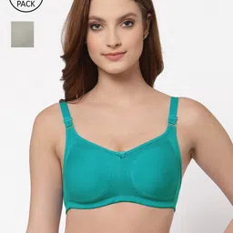 Floret Set of 2 Sea Green & Khaki Bra-picture-24