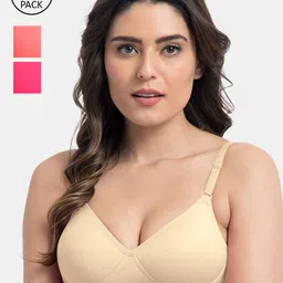 Tweens Women Multi Lightly Padded T-Shirt Bras Pack of 3-image-13