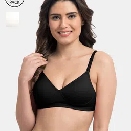 Tweens Black & White Pack of 2 T-shirt Bra Lightly Padded-55