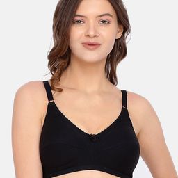 LOTUSLEAF Women Black Bra-image-48