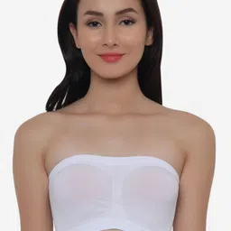 XOXO Design White Bandeau Bra-image-45